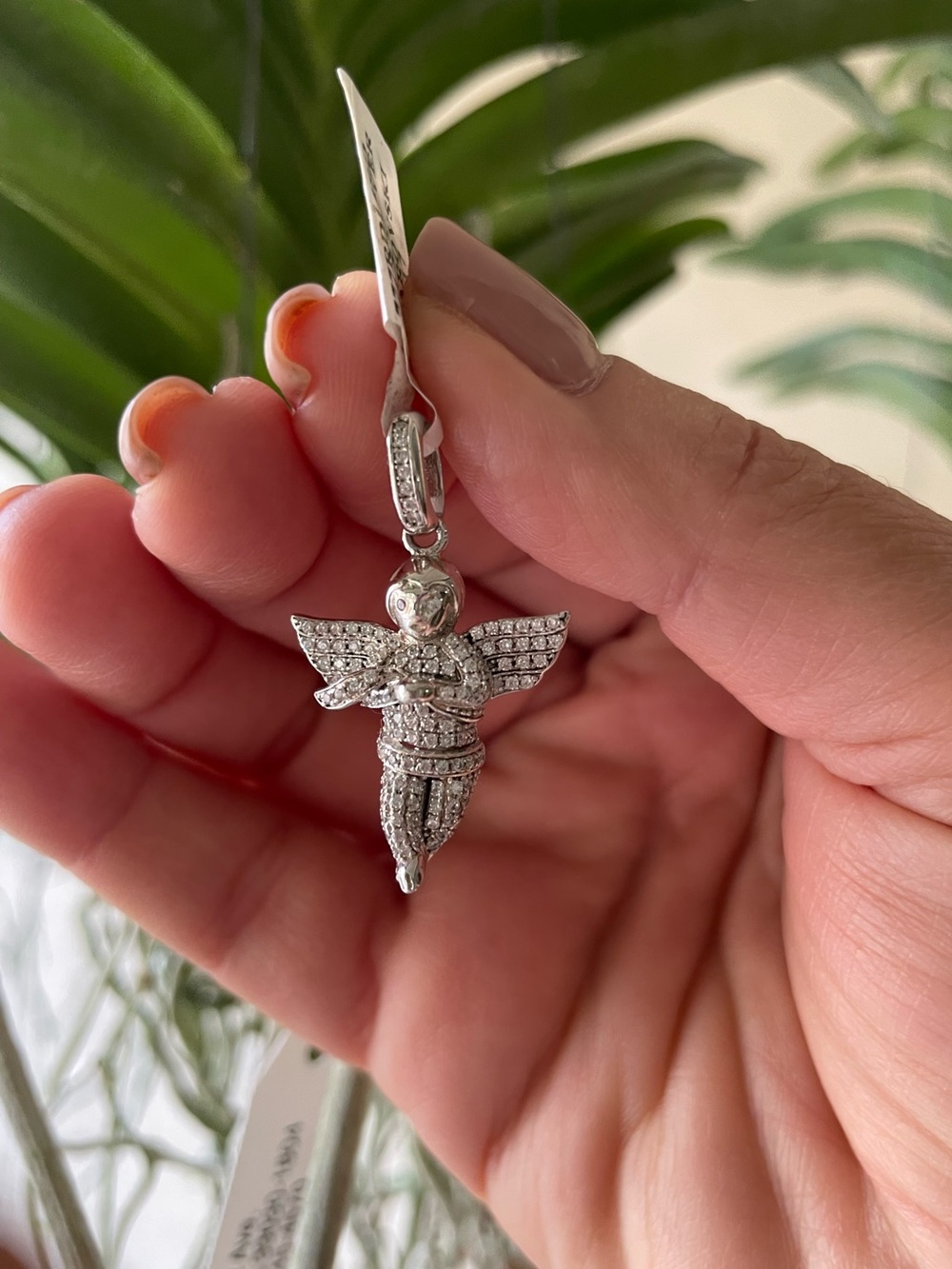 Swarovski Sterling Silver Angle Pendant